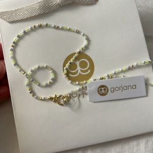 Gorjana poppy gem howlite necklace